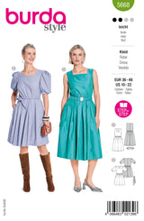 Patron Burda n°5668 : Robe