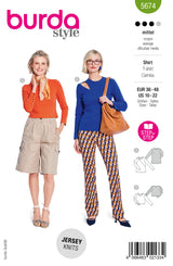 Patron Burda n°5674 : T-shirt