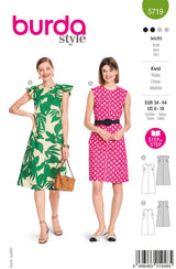 Patron Burda n°5719 : Robe