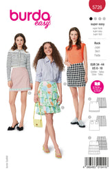 Patron Burda n°5726 : Jupe