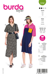 Patron Burda n°5742 : Robe