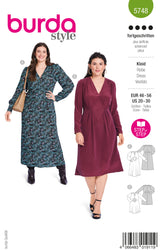 Patron Burda n°5748 : Robe