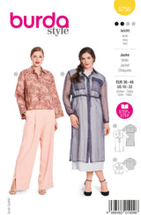 Patron Burda n°5750 : Robe