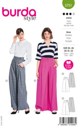Patron Burda n°5751 : Pantalon
