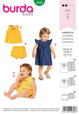 Patron Burda n°9358: Robe fluide et culotte