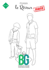 Patron de couture Junior Pyjama le Rêveur
