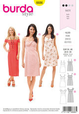 Patron N°6680 Burda style : Robe