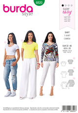 Patron n°6820 : T-shirt avec manches