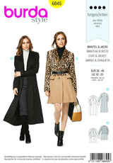 Patron n°6845 : Veste, Manteau long