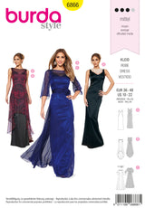 Patron n°6866 : Robe de soirée, Robe chasuble, Transparent