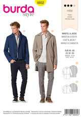 Patron n°6932 : Manteau et Veste pour Homme