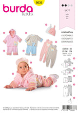 Patron n°9636 : Chandail, Pantalon, Grenouillère