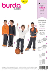Patron n°9672 : Tenue Jogging pour garçon