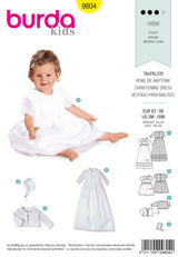 Patron n°9804 : Robe de baptême