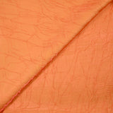 Polyester froissé Romane tangerine