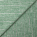 Polyviscose doupionnée rayure Lurex Manon fond vert