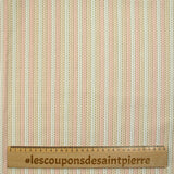 Printed Cotton Popeline Striks in braids