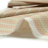 Printed Cotton Popeline Striks in braids