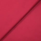 Popeline de coton satinée rouge framboise