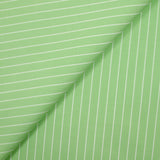 Popeline de coton tissée-teinte rayée fond citron vert