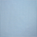 Popeline polycoton jacquard Aylan bleu et gris