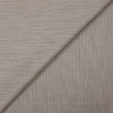 Popeline polycoton jacquard chevron écru rosé et noir