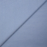 Popeline polycoton jacquard Félix bleu