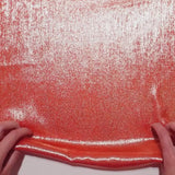 Fondo de naranja de crêpe iridiscente