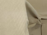 Velours polyester côtelé bleu marine