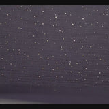 Double gaze gris confettis doré