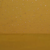 Double gaze moutarde confettis doré