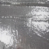 Tulle sequin gris