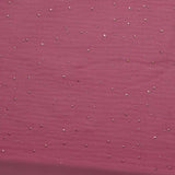 Double gaze vieux rose confettis doré