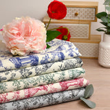 Coton imprimé toile de jouy Maël 
