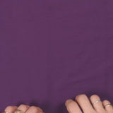 Coton uni aubergine