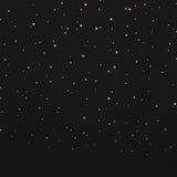 Double gaze noir confettis doré