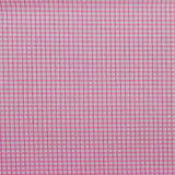 Algodón de 3 mm rosa gingham