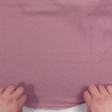 Lin viscose uni bois de rose