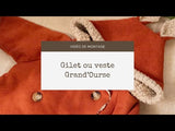Patron de Couture bébé GRAND'OURSE 6 mois - 4 ans