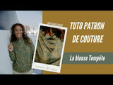 Patron de couture blouse TEMPÊTE