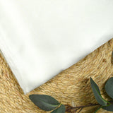 Satin de soie 100% blanc