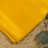 Satin de soie 100% jaune soleil