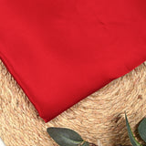 Satin de soie 100% rouge