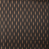Satin de viscose imprimé pluie de rayures ondulées fond noir