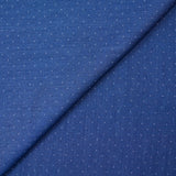 Tencel jeans pois bleu foncé