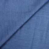 Tencel jeans uni bleu foncé