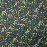 Tissu imperméable déperlant imprimé jardin floral vert