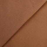 Tissu sweat minkee épais camel