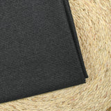 Tissu tailleur flanelle 100% laine Super 120's rayé fond anthracite