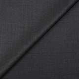 Tissu tailleur laine mélangée fantaisie anthracite fond noir
